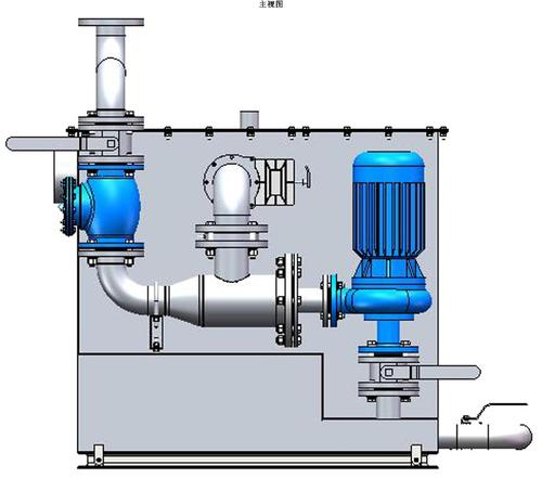 反冲洗单泵式污水提升一体化设备